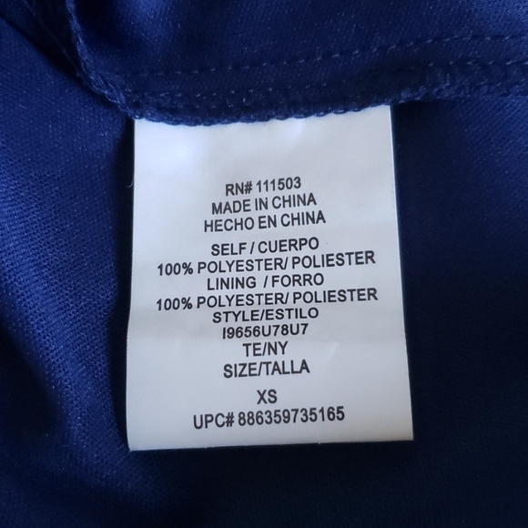 2/$15‼👗 Navy Blue & Teal Tribal Print Dress - Picture 6 of 7